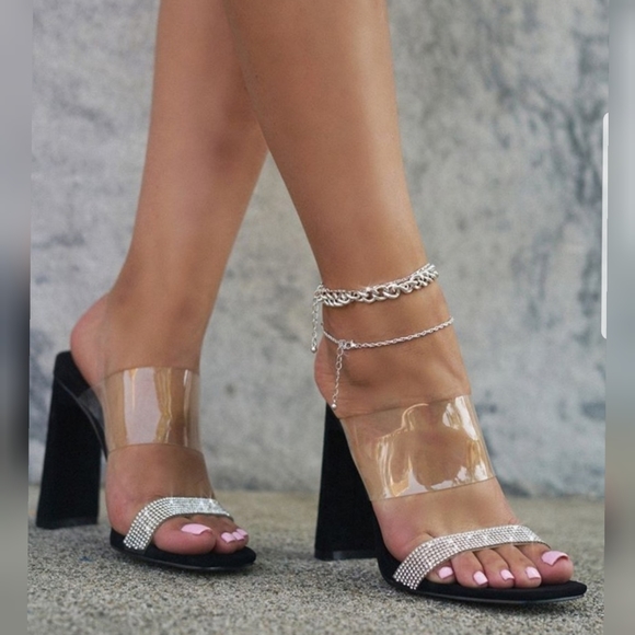 💗Just In 💗Glam open to Heel double strap - Picture 3 of 3